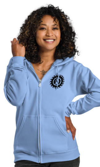 Women's heavy blend zip hoodie